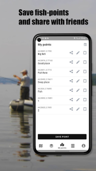 Download Dap Drift - fishing depth maps Peta dan navigasi untuk Android tangkapan layar 4