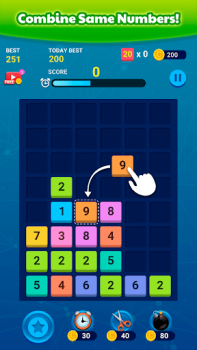 Download Merge Block: Number Merge Game Teka-teki untuk Android tangkapan layar 2