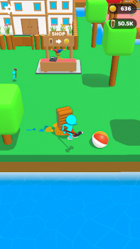 Download Craftheim - Lumberjack Island Simulator untuk Android tangkapan layar 2