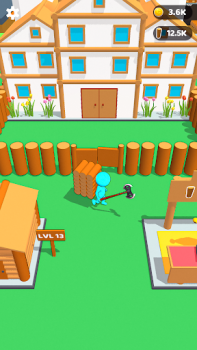 Download Craftheim - Lumberjack Island Simulator untuk Android tangkapan layar 4