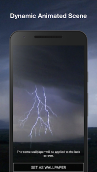 Download Thunderstorm Live Wallpaper Personalisasi untuk Android tangkapan layar 2
