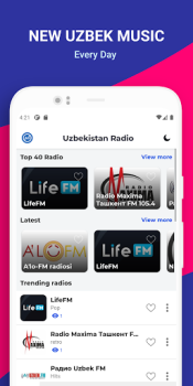 Download Uzbek Radio: O'zbekiston FM Musik dan audio untuk Android tangkapan layar 3