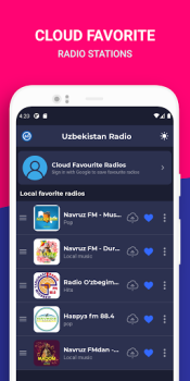 Download Uzbek Radio: O'zbekiston FM Musik dan audio untuk Android tangkapan layar 5