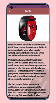Download Galaxy Fit 2 smart watch Guide Pendidikan untuk Android tangkapan layar 3
