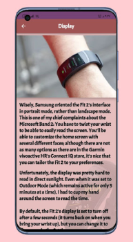 Download Galaxy Fit 2 smart watch Guide Pendidikan untuk Android tangkapan layar 4