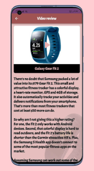 Download Galaxy Fit 2 smart watch Guide Pendidikan untuk Android tangkapan layar 6
