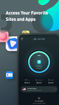 Download ACE VPN-Super VPN Proxy Master Alat untuk Android tangkapan layar 4