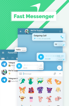 Download WeTel | ضد فیلتر | بدون فیلتر Komunikasi untuk Android tangkapan layar 2