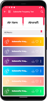 Download Subwoofer Frequency Test Musik dan audio untuk Android tangkapan layar 2
