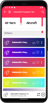Download Subwoofer Frequency Test Musik dan audio untuk Android tangkapan layar 5