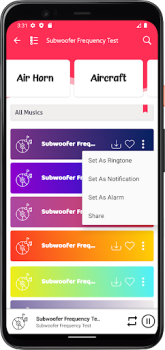 Download Subwoofer Frequency Test Musik dan audio untuk Android tangkapan layar 6