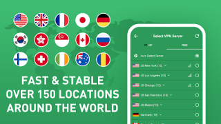 Download Fast VPN - Fast & Secure Proxy Alat untuk Android tangkapan layar 2