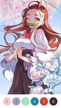 Download Painting Book - Anime Color Seni dan Desain untuk Android tangkapan layar 2