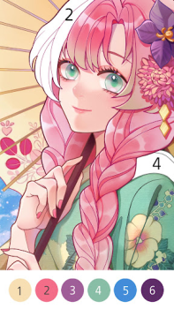 Download Painting Book - Anime Color Seni dan Desain untuk Android tangkapan layar 4