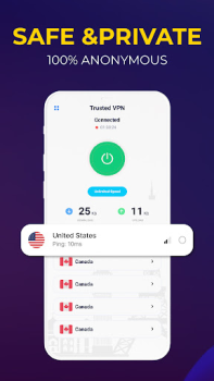 Download Trusted VPN: Secure VPN Proxy Alat untuk Android tangkapan layar 3
