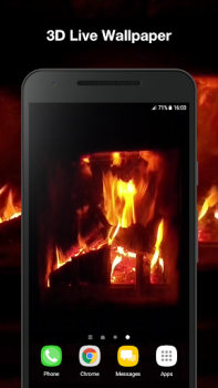 Download Fireplace Live Wallpaper Personalisasi untuk Android tangkapan layar 5