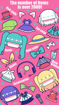 Download CustomTiyoko -Dress Up Game- Permainan kasual untuk Android tangkapan layar 2
