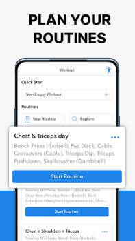 Download Hevy - Gym Log Workout Tracker Kesehatan & Kebugaran untuk Android tangkapan layar 4