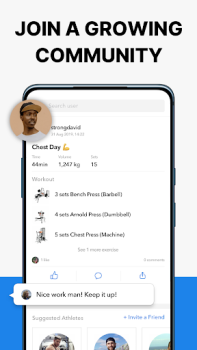 Download Hevy - Gym Log Workout Tracker Kesehatan & Kebugaran untuk Android tangkapan layar 5