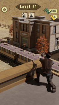 Download Wild West Sniper: Cowboy War Game aksi untuk Android tangkapan layar 2