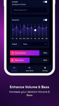 Download Volume Booster - Equalizer Pro Musik dan audio untuk Android tangkapan layar 2