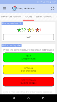 Download Earthquake Network Komunikasi untuk Android tangkapan layar 4