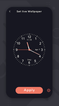 Download Analog Clock Live Wallpaper Personalisasi untuk Android tangkapan layar 4