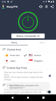 Download Wang VPN - Fast Secure VPN Alat untuk Android tangkapan layar 2