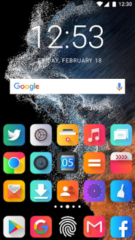 Download Galaxy S22 Ultra Theme Personalisasi untuk Android tangkapan layar 2