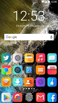 Download Galaxy S22 Ultra Theme Personalisasi untuk Android tangkapan layar 4