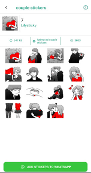 Download +18 Stickers for Whatsapp Personalisasi untuk Android tangkapan layar 5