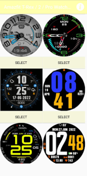 Download Amazfit T Rex / 2 / Pro WFace Personalisasi untuk Android tangkapan layar 5