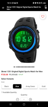 Download Skmei Watch Store Pembelian untuk Android tangkapan layar 3