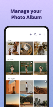 Download Gallery - photo gallery, album Foto untuk Android tangkapan layar 2