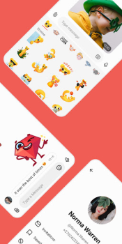 Download Gem Space: blogs, chats, calls Komunikasi untuk Android tangkapan layar 2