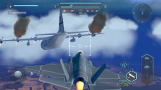 Download Sky Warriors: Airplane Games Game aksi untuk Android tangkapan layar 2