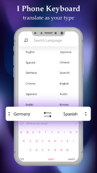 Download Keyboard For iPhone 14 pro Personalisasi untuk Android tangkapan layar 2