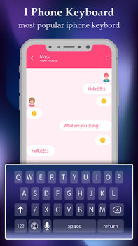 Download Keyboard For iPhone 14 pro Personalisasi untuk Android tangkapan layar 5