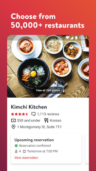 Download OpenTable Makanan dan minuman untuk Android tangkapan layar 3
