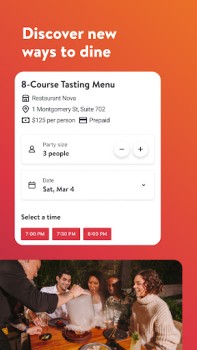 Download OpenTable Makanan dan minuman untuk Android tangkapan layar 4