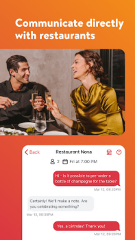 Download OpenTable Makanan dan minuman untuk Android tangkapan layar 5