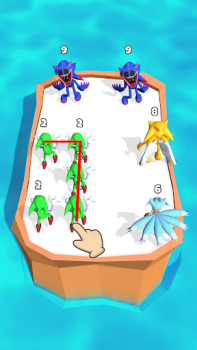 Download Merge Super - Monster Fight Arkade untuk Android tangkapan layar 4
