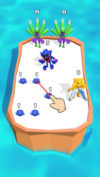 Download Merge Super - Monster Fight Arkade untuk Android tangkapan layar 5
