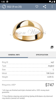 Download Ring Sizer by Jason Withers © Gaya hidup untuk Android tangkapan layar 6