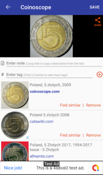 Download Coinoscope: Coin identifier Buku dan Referensi untuk Android tangkapan layar 2