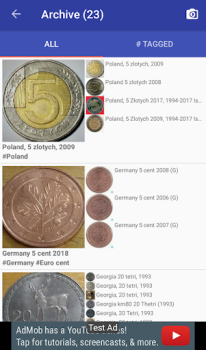 Download Coinoscope: Coin identifier Buku dan Referensi untuk Android tangkapan layar 3