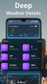 Download Weather: Live radar & widgets Cuaca untuk Android tangkapan layar 4