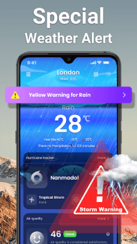 Download Weather: Live radar & widgets Cuaca untuk Android tangkapan layar 7
