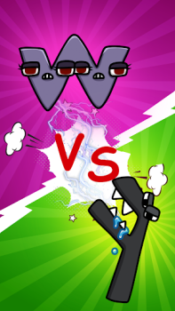 Download Alphabet Monster Color Battle Game aksi untuk Android tangkapan layar 3