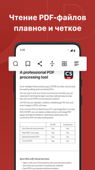 Download CS PDF Reader - PDF Editor Kerja untuk Android tangkapan layar 3